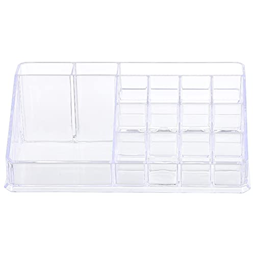 Ipetboom Kosmetik Organizer Aus Transparente Make-up Aufbewahrungsbox Mit Fächern Für Schreibtisch Und Bad Lösung Zur Ordnung Von Schminkutensilien Und Kosmetik von Ipetboom
