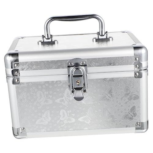 Ipetboom Kosmetikkoffer Großer Kapazität Multifunktionaler Make Up Organizer mit Verstärktem Griff Tragbarer Werkzeugkasten für Visagisten für Reisen Arbeit und Professionelle Anwendung von Ipetboom