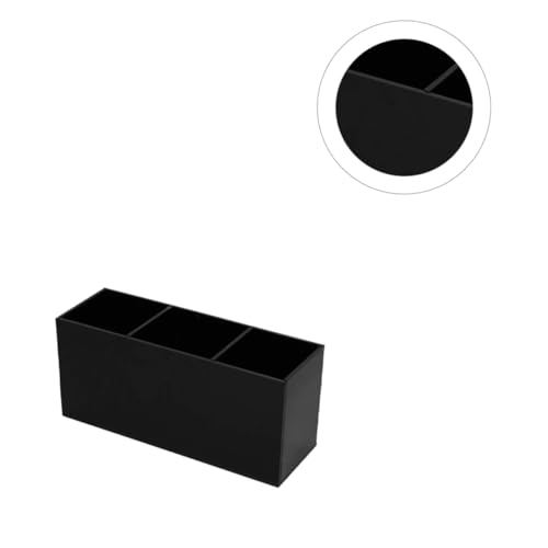 Ipetboom Kosmetikpinselhalter Mit Drei Fächern Aus Acryl Aufbewahrungsbox Für Kosmetika Und Schreibtischbedarf Organizer Für Make-up-stifte Und Kleinigkeiten von Ipetboom