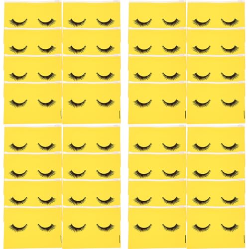 Ipetboom 100stücke Eva Kosmetiktaschen Für Wimpern Tragbare Make-up Aufbewahrungstaschen Für Wiederverwendbare Schminktaschen Gelb Für Damen Und Persönliche Gegenstände von Ipetboom