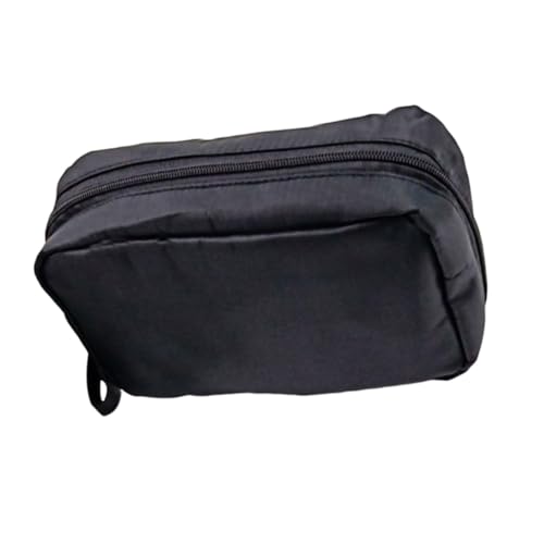 Ipetboom Kompakte Tragbare Kosmetiktasche Für Damen Multifunktionale Make-up-Organizer-Tasche Mit Großem Fassungsvermögen Für Reisen Gym Camping Stilvollem Schwarz Und Rot von Ipetboom
