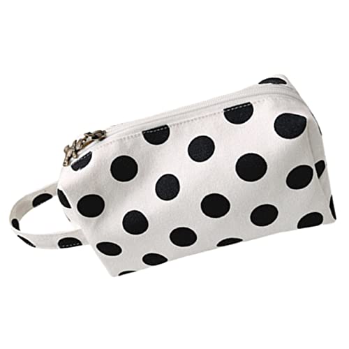 Ipetboom Portable Kosmetiktasche Aus Canvas Für Reisen Multifunktionale Make-up Tasche Mit Reißverschluss Für Kosmetik Und Toilettenartikel Für Damen Und Unterwegs von Ipetboom