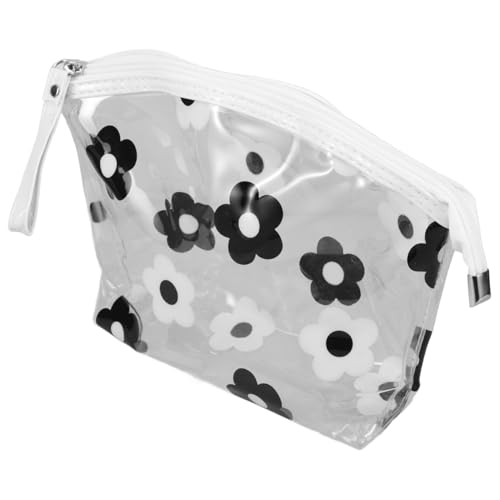 Ipetboom Große Transparente Kosmetiktasche Wasserdichtem Mit Floralem Design Reise-Organizer Für Make-up Und Pflegeprodukte Für Damen Und Geräumig Und von Ipetboom