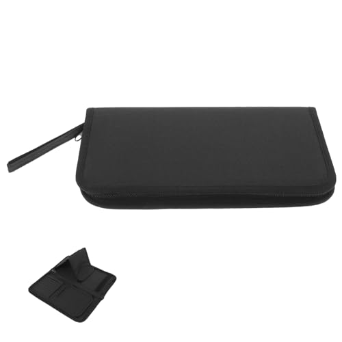 Ipetboom Kosmetiktasche aus Strapazierfähigem Canvas Wiederverwendbarer Make up Pinsel Organizer mit Stehfunktion Großer Kapazität Platzsparend und Tragbar für Reise und Alltag von Ipetboom