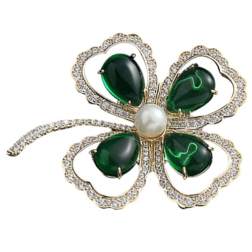 Ipetboom Weihnachts Brosche Metall Damen Brustnadel Kleeblatt Kleidungsdekoration Party Geschenk Broschen Und Nadeln Für Damen von Ipetboom