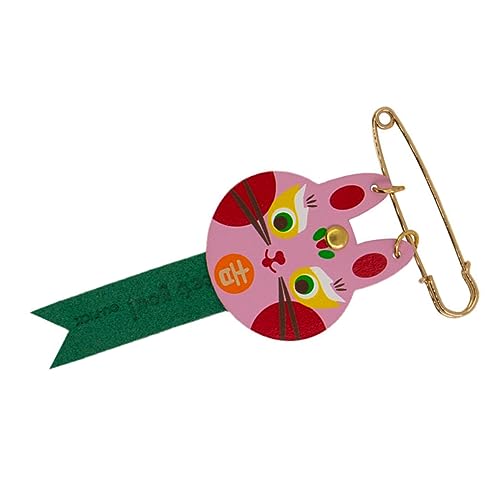 Ipetboom Kreative Kaninchen Brosche Adorable Rabbit Anstecknadel für Kleidung Perfektes Schmuckstück für Chinesisches Neujahr und Besondere Anlässe Langlebig und Auffällig von Ipetboom