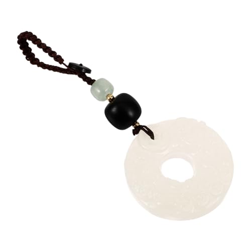 Ipetboom Jade Anhänger Schlüsselanhänger Charm Handtaschen Anhänger Für Damen Mit Seil Verarbeitungsaccessoire Ipetboom Jade Anhänger Schlüsselanhänger Charm Handtaschen Anhänger Für Damen Mit Seil Verarbeitungsaccessoire von Ipetboom