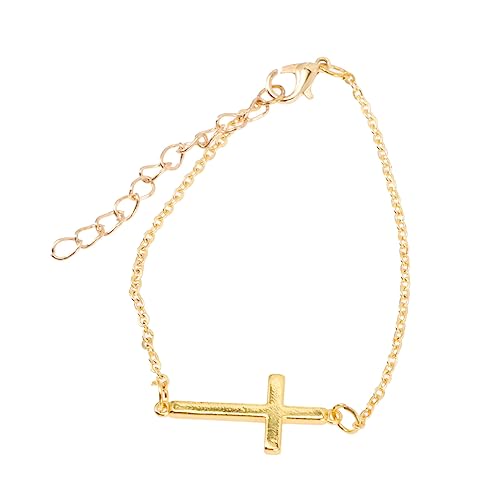 Ipetboom Kreuz Armband für Frauen Goldene Kette mit Personalisiertem Design für zu Weihnachten und Geburtstagsfeiern für Damen und Mädchen von Ipetboom