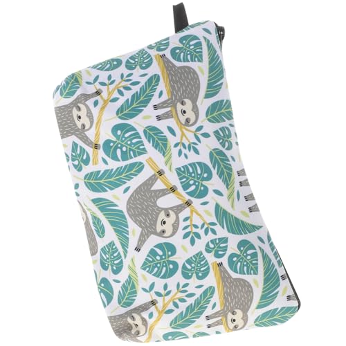 Ipetboom Sloth Gedruckte Tragbare Kosmetiktasche Für Damen Multifunktionale Make-up-Tasche Für Reisen Aufbewahrung Von Lippenstift Und Täglichen Essentials Design Leicht Und Handlich von Ipetboom