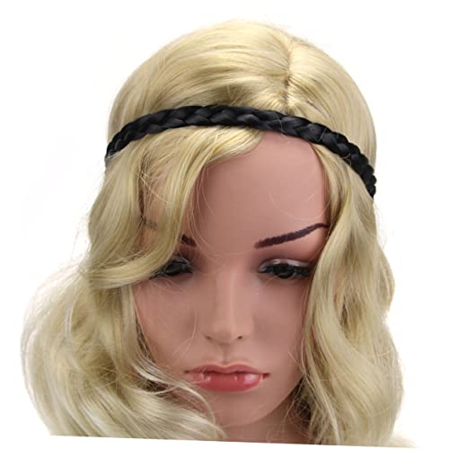 Ipetboom Vintage Stirnband Frauen Haargeflecht Stirnband Elastische Geflochtene Stirnbänder Für Haarbänder Für Mädchen Turban-stirnband Haarband Schal Damen Elastizität von Ipetboom