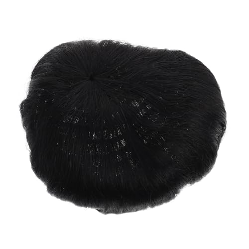 Ipetboom Kurz Toupet Aus Echtem Haar Für Männer Leichtes Haarteil Zum Decken Von Kahlen Stellen Natürliche Textur Für Täglichen Gebrauch von Ipetboom