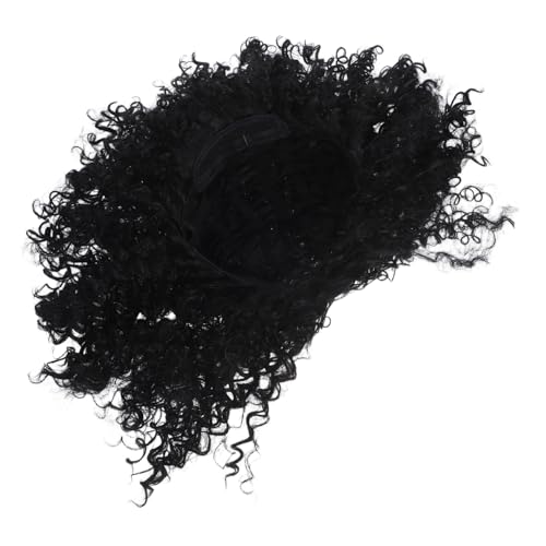 Ipetboom Kurzhaar Afro Perücke Damen Kurz Lockig Synthetisch Hitzebeständig Party Cosplay Halloween Weihnachten von Ipetboom