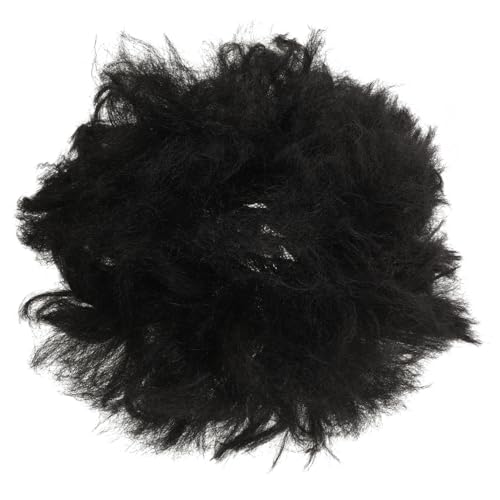 Ipetboom Kurzhaar Afro Perücke Herren Lockige Party Perücke für Halloween Cosplay Kostüm Unisex Verstellbar Komfortabel Schwarze Styling Vielseitige von Ipetboom