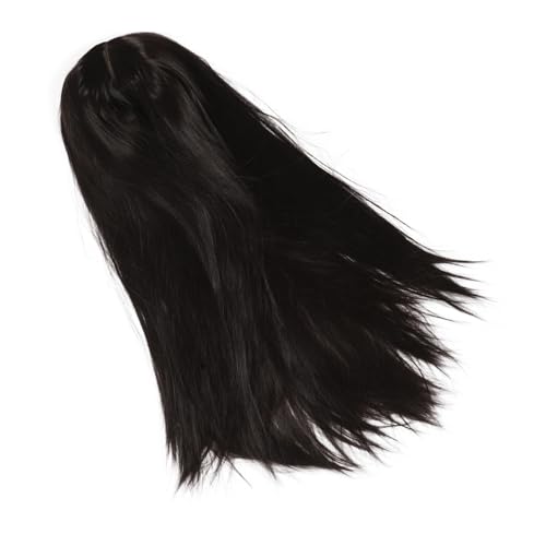 Ipetboom Perücke Für Frauen Lange Schwarze Haarperücke Synthetische Spitze Vorne Glattes Haar Hitzebeständig Für Partys Oder Alltag Verkleidungsrequisiten von Ipetboom