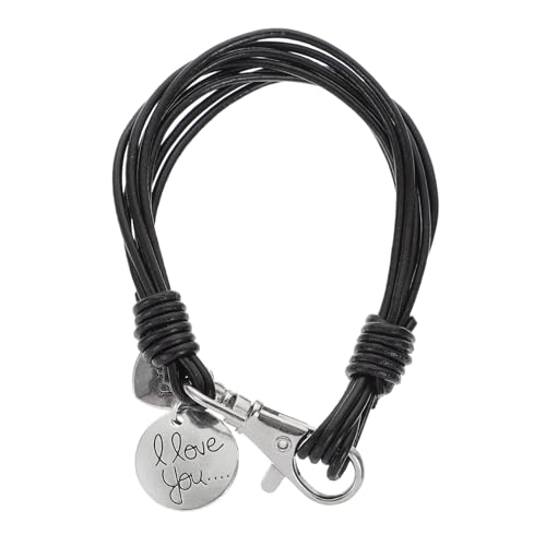 Ipetboom Lederarmband für Männer Väterliches Vatertag Stilvolles Handzubehör Geeignet für Geburtstage Weihnachten und Besondere Anlässe Atmungsaktives und Hautfreundliches Material von Ipetboom