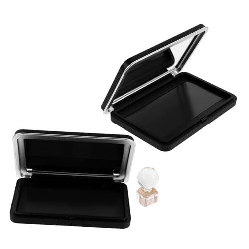 Ipetboom Leere Magnetische Kosmetikpalette mit Spiegel Teiliges Nachfüllbar Großer Stauraum für Lidschatten Highlighter DIY Make Up Organizer Robust und Reisefreundlich von Ipetboom