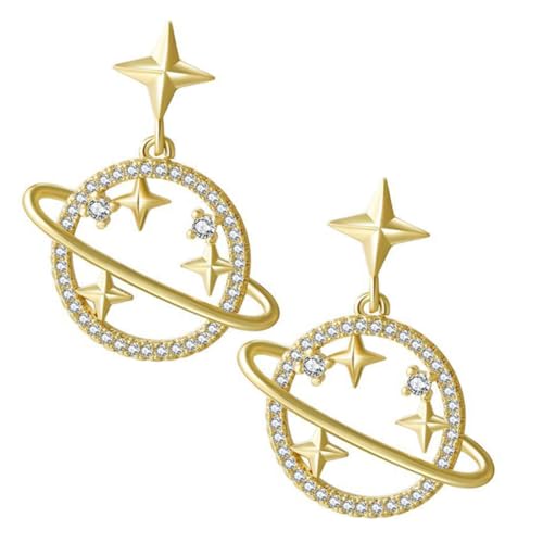 Ipetboom Leichte Planet Ohrhänger mit Hohlem Design Dangle Ohrringe für Frauen Hautfreundlich und Vielseitig für Alltag Partys Hochzeiten und Festliche Anlässe Geeignet Ipetboom Leichte Planet Ohrhänger mit Hohlem Design Dangle Ohrringe für Frauen Hautfreundlich und Vielseitig für Alltag Partys Hochzeiten und Festliche Anlässe Geeignet von Ipetboom