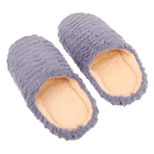 Ipetboom Leise Rutschfeste Unisex Hausschuhe mit Weicher Sohle für Damen und Herren Geräuscharm Warm Sicher Glatten Böden Passend für Frühling Herbst Winter von Ipetboom