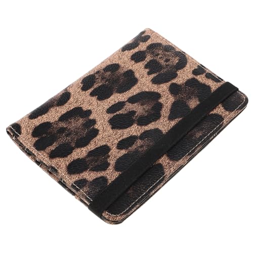 Ipetboom Leopard Print RFID Passport Holder Mit Mehreren Kartenfächern Für Reisen Schlanker Pu Reisepass Wallet Und Tickethalter Für Männer Und Frauen von Ipetboom
