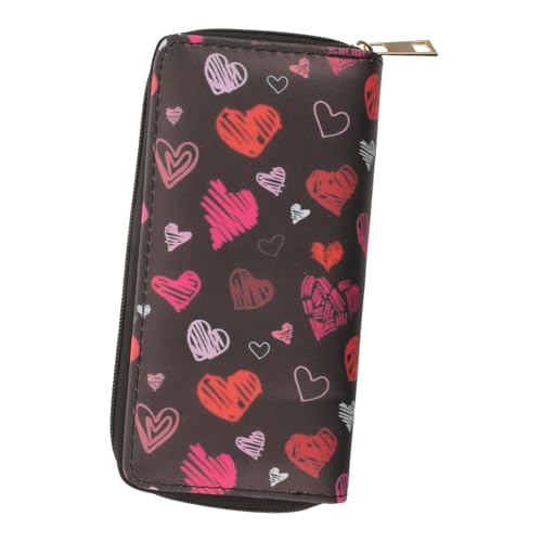 Ipetboom Frauen Geldbörse Mit Kartenhalter Große Lange Brieftasche Für Damen Mit Mehreren Karten Und Verschluss Für Reisen Und Alltag von Ipetboom