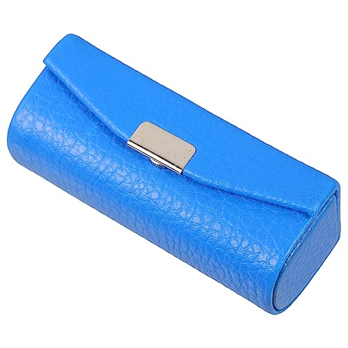 Ipetboom Lippenstift Etui Lippenbalsam Etui Handtasche Stehen Make-up-Reisekoffer Leder Geldbörse Geldbörsen Lippenstifthalter für die Tasche Lippenstiftetui für Damen Mini von Ipetboom