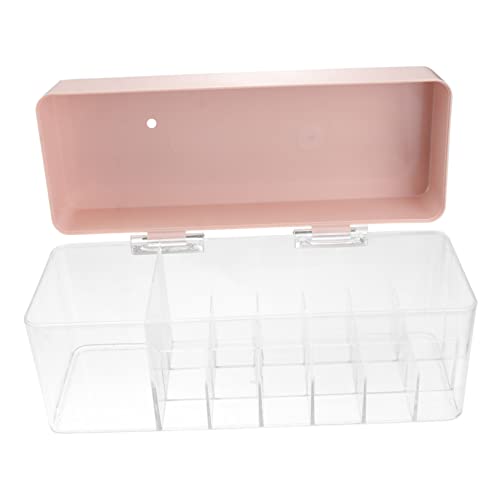 Ipetboom 1stück Rosa Kosmetik Aufbewahrungsbox Transparente Lippenstift Organizer Für Schreibtisch Strukturierte Make-up Ablage Für Lippenstifte Und Kosmetik Für Schlafzimmer Und Bad Ipetboom 1stück Rosa Kosmetik Aufbewahrungsbox Transparente Lippenstift Organizer Für Schreibtisch Strukturierte Make-up Ablage Für Lippenstifte Und Kosmetik Für Schlafzimmer Und Bad von Ipetboom
