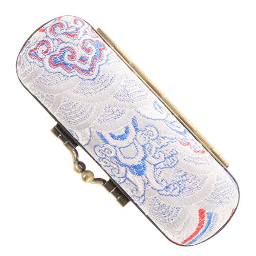 Ipetboom Lippenstift-Schmuckkästchen berühren Kosmetik Reiniger Stand Wimperntusche Lippenstift etui Lippenstiftbox Retro-Lippenstifthalter Geldbörse Essentials Lipgloss-Fall Zinklegierung von Ipetboom