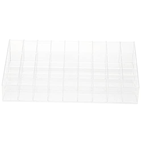 Ipetboom Lippenstift-organizer Transparenter Aufbewahrungshalter Für Schreibtisch Lippenstifthalter Mit Großem Fassungsvermögen Für Schlafzimmer Make-up-aufbewahrungsbox von Ipetboom