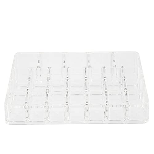 Ipetboom 26gitter Desktop Lipstick Rack Mit Fächern Transparente Kosmetik Organizer Für Lippenstifte Platzsparend Und Praktisch Für Schminktische Und Badezimmer von Ipetboom