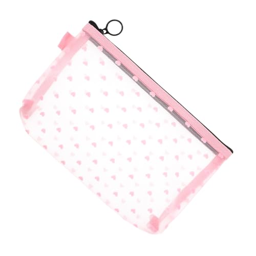 Ipetboom Transparente Reisetasche Aus Netzmaterial Mit Reißverschluss Kleine Make-up-Tasche Als Organizer Für Kosmetika Kleingeld Und Karten Atmungsaktiv Und Schützend Für Reisen Und von Ipetboom