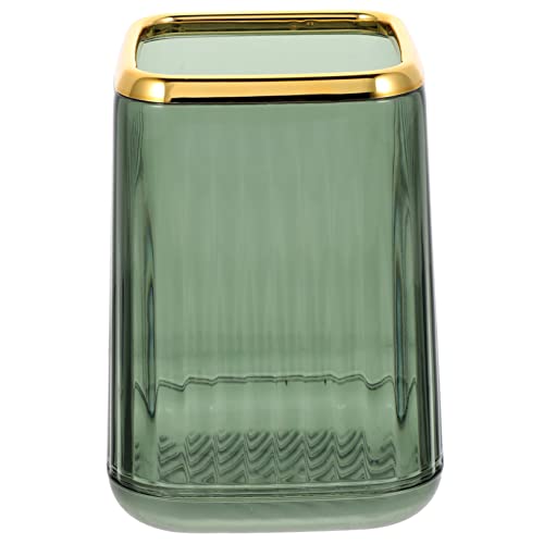 Ipetboom Make up Pinsel Aufbewahrungshalter Kosmetik Organizer Mit Deckel Transparenter Schreibtisch Stiftebecher Für Make up Pinsel Und Schreibwaren Für Büro Und Zuhause von Ipetboom