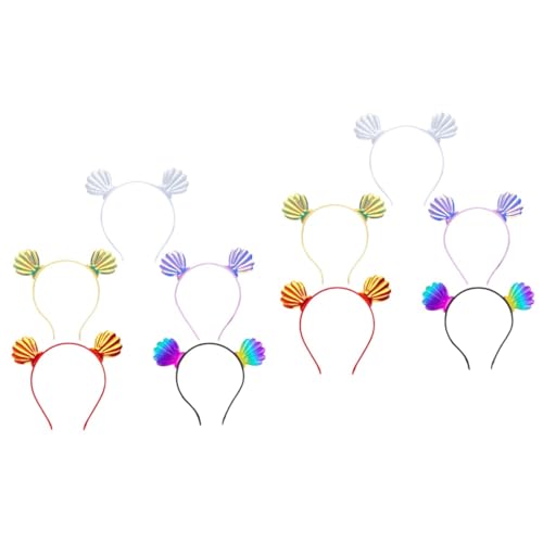 Ipetboom Make-up-Stirnbänder 10 Stk Regenbogen-Stirnband haarschmuck Kopfbedeckung Ausgabekarte Kind Stoff Make-up-Stirnband von Ipetboom