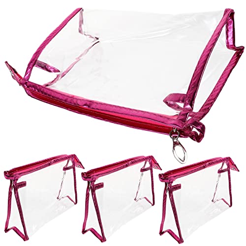 Ipetboom Make-up-Tasche 4-teilig Tragbare Reise-Kosmetiktasche Starker Reißverschluss für Damen von Ipetboom