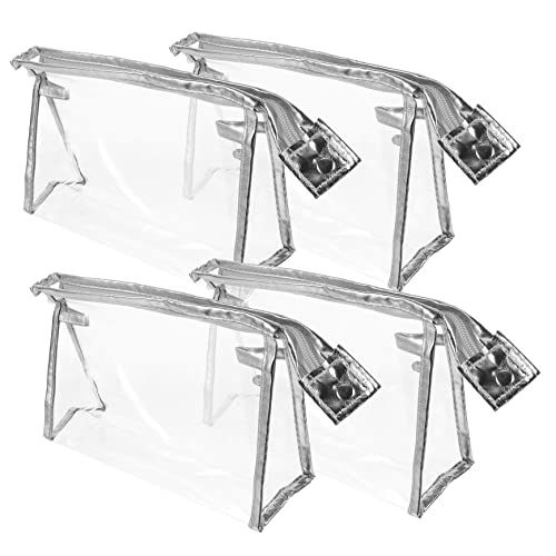 Ipetboom 4-teiliges Kosmetik-Make-up-etui Tragbar Reise-kulturtasche Mit Reißverschluss Kleiner Kosmetik-Organizer Für Frauen von Ipetboom