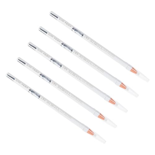 Ipetboom 5 Stück Weißer Augenbrauenstift Für Frauen Wasserfester Make up Stift Langlebig Und Einfach Anzuwenden Für Natürliche Augenbrauenform Geeignet Für Tägliches Augen Make up von Ipetboom