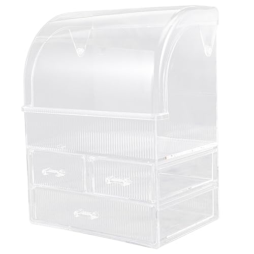 Ipetboom Make-up-behälter Aus Acryl Kosmetik-aufbewahrungsbox Mit Schubladen Organizer Für Schreibtisch Platzsparendes Design Geeignet Für Make-up Und Utensilien von Ipetboom