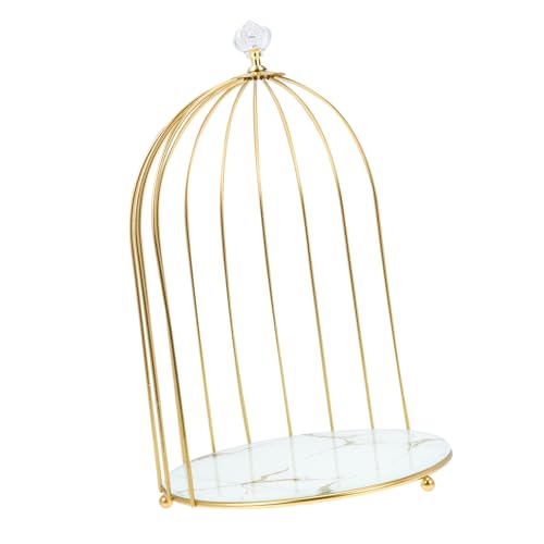 Ipetboom Vogelkäfig-förmiger Kosmetik-organizer Aus Hochwertigem Material Für Schminktisch Und Büro Mit Großzügigem Stauraum Für Make-up Parfüm Und Hautpflegeprodukte von Ipetboom