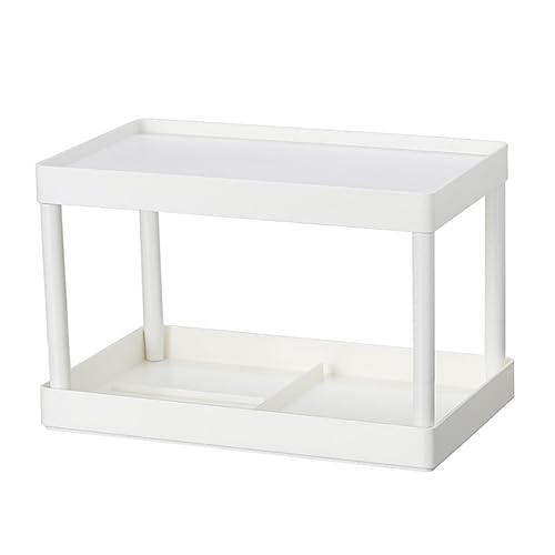Ipetboom Desktop Kosmetik Organizer Lagiger Aufbewahrungsständer Für Schminke Parfüm Und Pflegeprodukte Weißer Kosmetikständer Für Optimale Raumnutzung Und Ordnung von Ipetboom