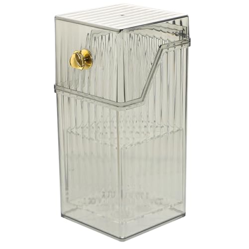 Ipetboom Makeup Pinsel Mit Deckel Transparenter Kosmetik Organizer Für Augenbrauen Und Lidschattenpinsel Staubgeschützter Aufbewahrungsbehälter Für Schminktisch von Ipetboom