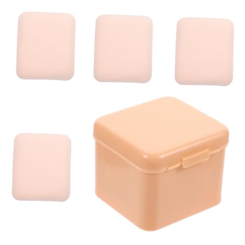 Ipetboom Makeup Schwämme Box Mit Speziellen Puderquasten Für Foundation Und Losen Puder Sanft Und Sicher Für Haut Für Präzise Anwendung Und Vermeidung Von Produktverschwendung von Ipetboom