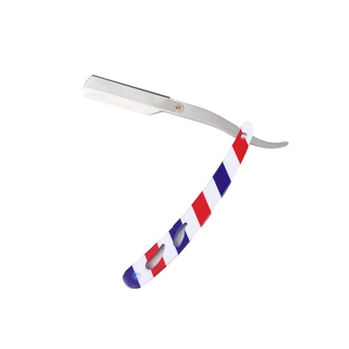 Ipetboom Manueller Bart Augenbrauenschneider Mit Blauem Und Weißem Streifen Sicherer Rasierer Für Männer Klingen Für Präzises Trimmen Und Styling von Ipetboom