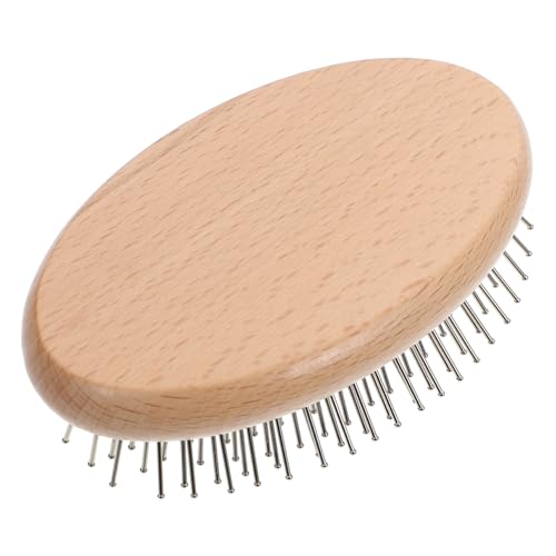 Ipetboom Massagekamm Aus Buchenholz Tragbarer Kamm Antistatische Kopfhautmassage Für Damen Und Herren Glättende Haarbürste Für Unterwegs von Ipetboom