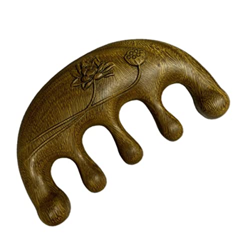 Ipetboom Haarkamm Doppelseitiger Kopfhautmassagekamm Statisches Design Breite Zähne Entwirrungskamm Für Damen Und Herren von Ipetboom