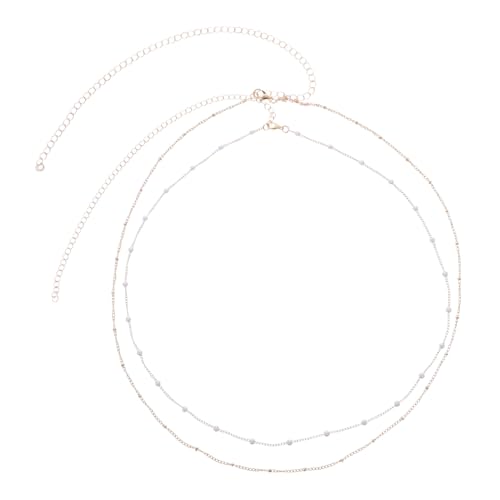 Ipetboom Mehrlagige Taillenkette Damen Metall Perlen Gürtel Verstellbar Körper Schmuck Bauchkette für Partys Festivals Modisches Accessoire von Ipetboom