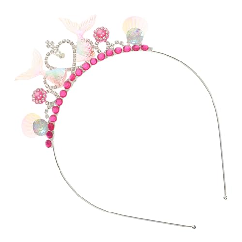 Ipetboom Mermaid Haarschmuck Mit Und Muscheldekor Verstellbares Stirnband Für Mädchen Accessoire Für Kostümpartys Und Cosplay Strahlendem von Ipetboom