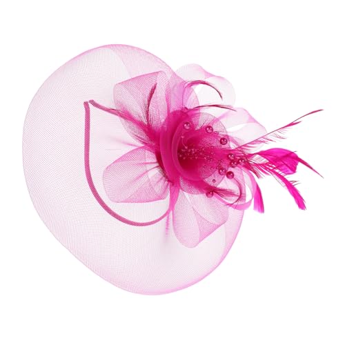 Ipetboom Fascinator Haarschmuck Für Eleganter Haarklip Mit Netzschleier Stilvolles Kopfband Für Hochzeiten Partys Und Besondere Anlässe Leuchtendem von Ipetboom