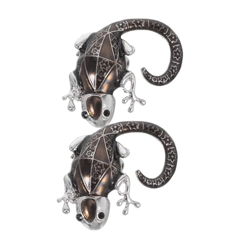 Ipetboom Metall-schuhclips Gecko-design Für High Heels Schuhschmuck Aus Langlebigem Metall Abnehmbare Tier-schuhanhänger Dekorativer Schuhclip Für Damen von Ipetboom