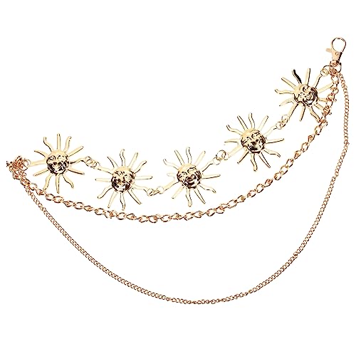 Ipetboom Metall Taillenkette für Frauen Eleganter Bauchketten Gürtel Hochwertigem Material für Strandpartys Besondere Anlässe Multifunktionales Körperschmuck Accessoire von Ipetboom