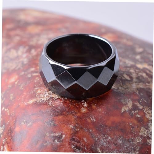 Ipetboom Meteorite Multi facet Herrenring Modischer Schmuckring Komfortabel und Stilvoll Vielseitig als Hochzeits Geschenk für Geeignet von Ipetboom