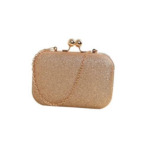 Ipetboom Mini Abendtasche Damen Kette Schultertasche Handtasche Kleine Satchel Clutch für Hochzeit Party Bankett Abendveranstaltung Gold Ipetboom Mini Abendtasche Damen Kette Schultertasche Handtasche Kleine Satchel Clutch für Hochzeit Party Bankett Abendveranstaltung Gold von Ipetboom